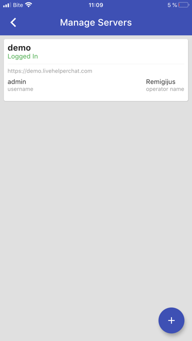 Screenshot #1 pour Live Helper Chat