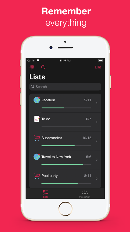 #1. Grocery list - Organize (macOS) By: davi orzechowski