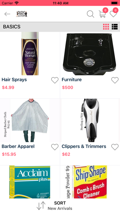 Paris Beauty Supply Screenshot
