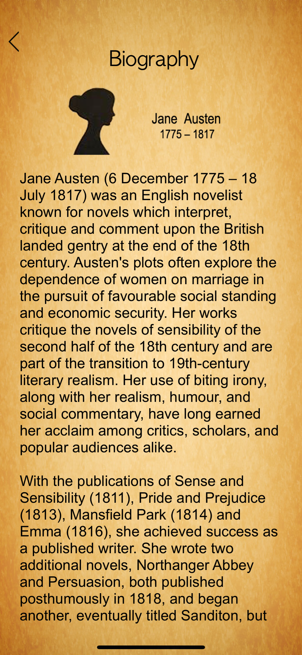 Jane Austen - Complete Search screenshot 7