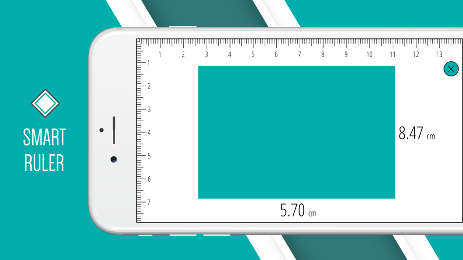 #3. Ruler - Handy Tape Measure (iOS) 由: Bhavinkumar Satashiya
