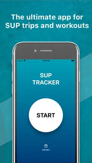 Capture d'écran de SUP Tracker: Paddle GPS sur iPhone 1