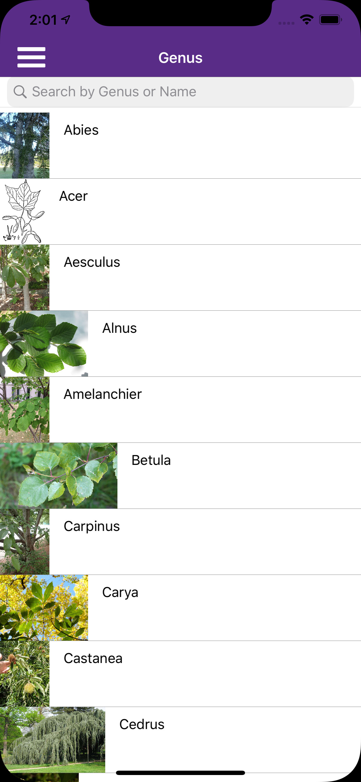 WCUTrees screenshot 2