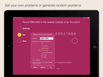 Whole Number Rounding iPad screenshot