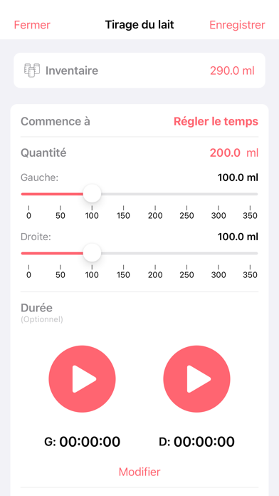 Screenshot #3 pour Baby Tracker Allaitement Adamo