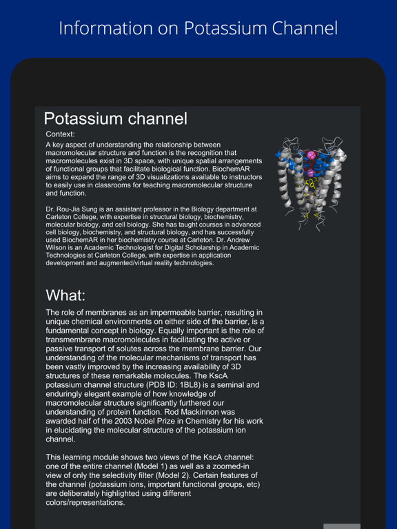 Screenshot #6 pour BioChemAR