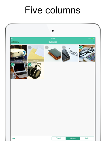 PhotoCheckList iPad screenshot 3 - Productivity app