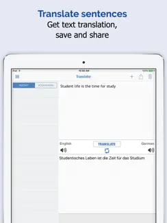 German Dictionary + iPad image 3