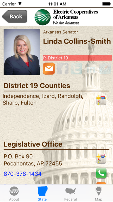 Arkansas Legislative Guide iPhone screenshot 4 - Reference app
