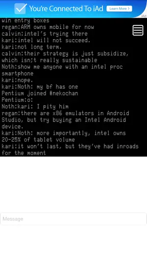 iRelayChat screenshot 1