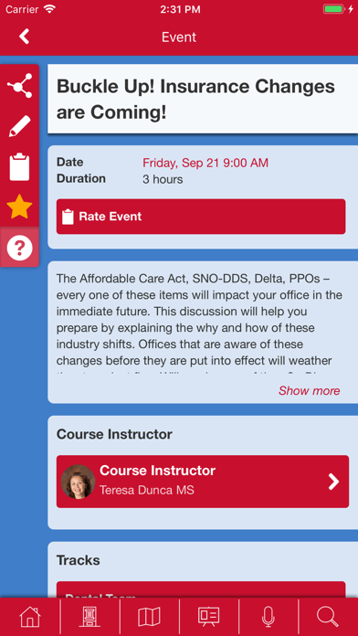 VDA EVENTS iPhone screenshot