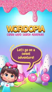 wordopia : candy word search iphone screenshot 1