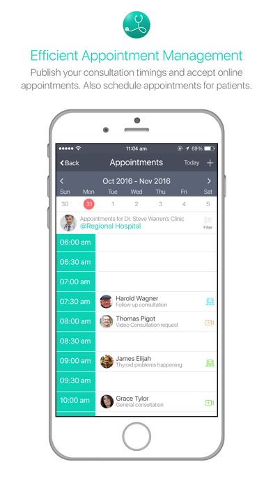 Virtual Practice Healthcare Screenshot
