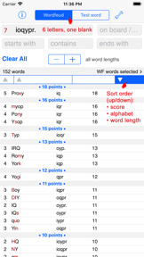 Deutsch Words Finder Wordfeud screenshot