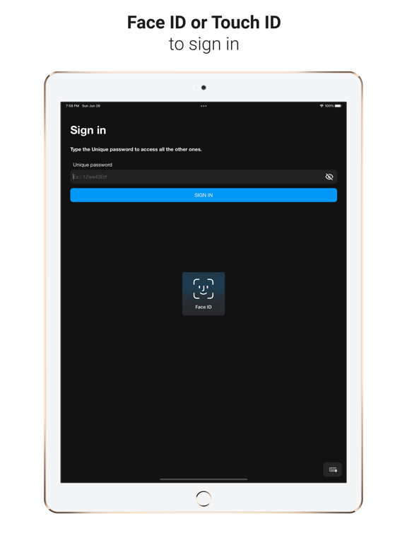 Screenshot #4 pour iSenhas - Password Manager