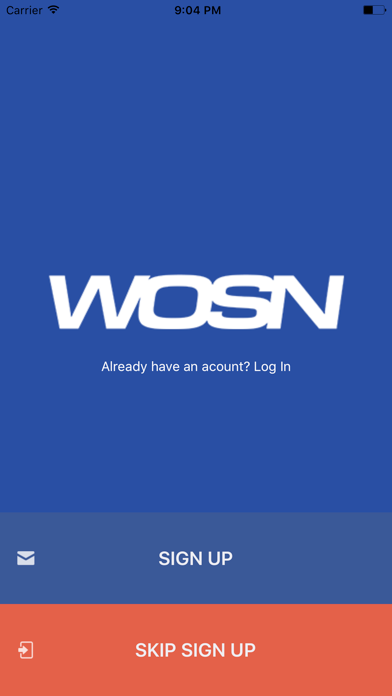 Screenshot 1 of WOSN App