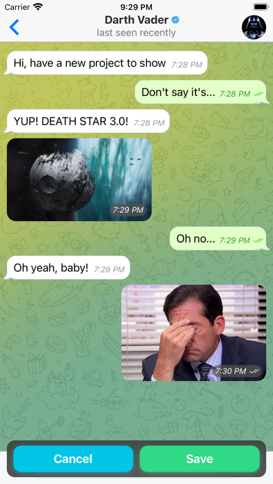 Screenshot #1 pour Faker 2 - Faux Messages