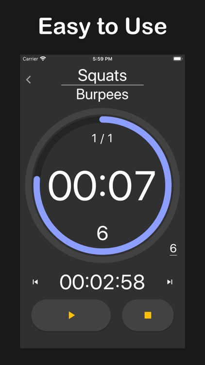 Interval Timer: Custom Workout