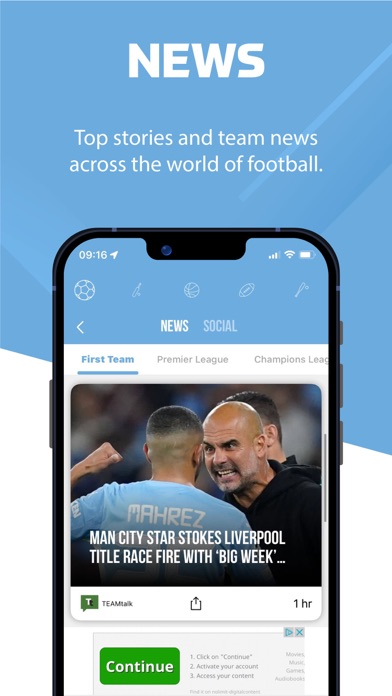 Screenshot #1 pour ManCityzens - Live Scores