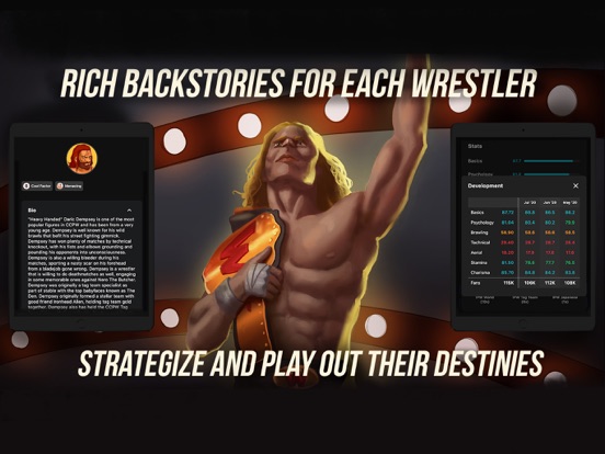 Wrestling GM iPad screenshot 4 - Games app