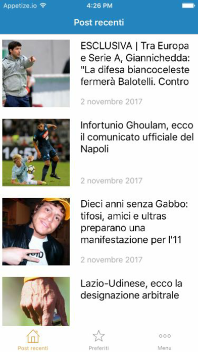 Screenshot #1 pour LazioPress.it