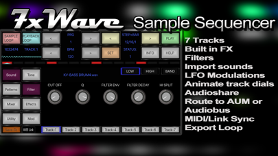 7XWAVE Sample Synth Loop Maker Screenshots