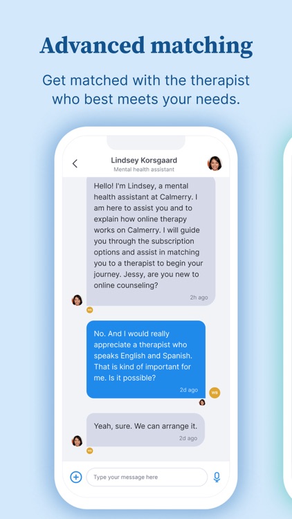 Calmerry: Online Therapy App