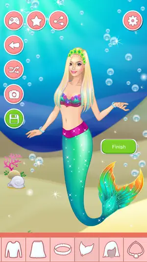 Mermaid Beauty Dress-Up Games screenshot 4