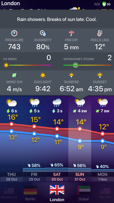 WEATHER NOW ° - 天気, ラ... screenshot1