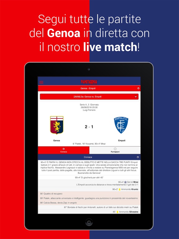 Screenshot #5 pour PianetaGenoa1893.net