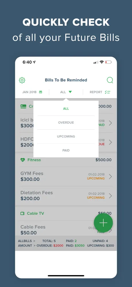 Bill Organizer