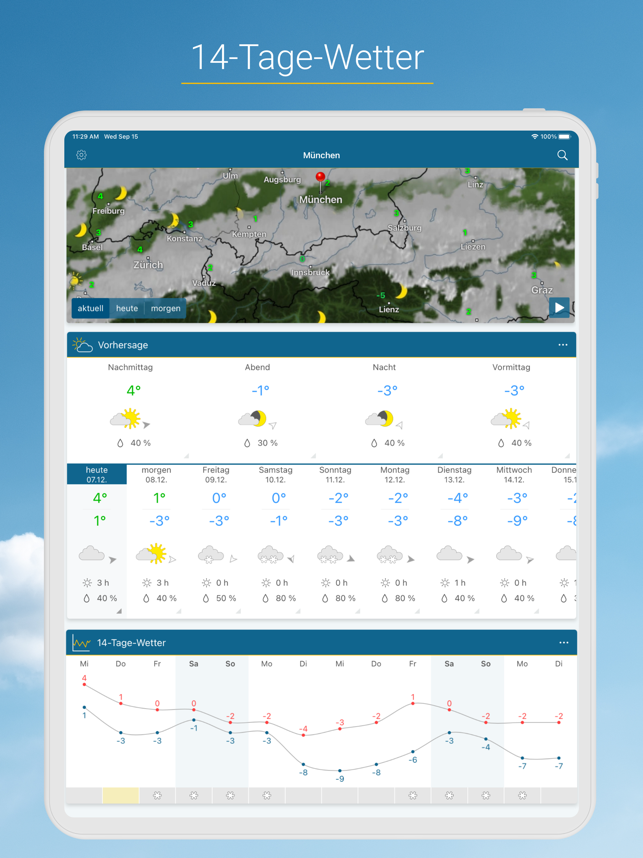 ‎WetterOnline mit RegenRadar Screenshot