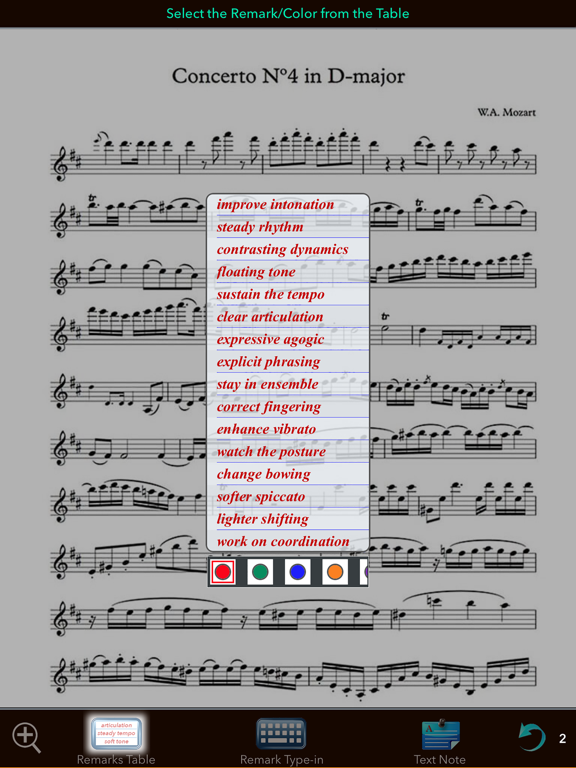 Music Lesson Note-Pad iPad screenshot 4 - Education app