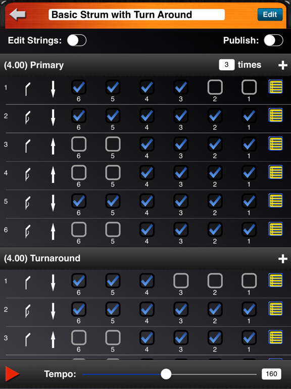 moForte Guitar iPad screenshot 4 - Music app