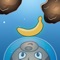 Your mission is to catch as many bananas as you can without collision with the aliens or asteroids