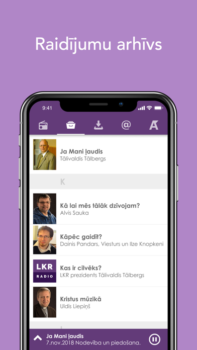 Latvijas Kristīgais radio LKR Screenshot