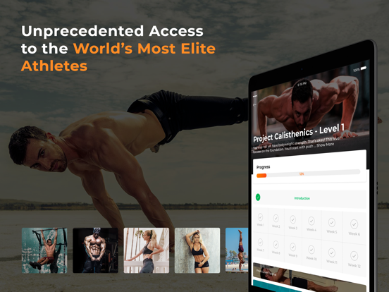 Macrofit Fitness iPad app afbeelding 1