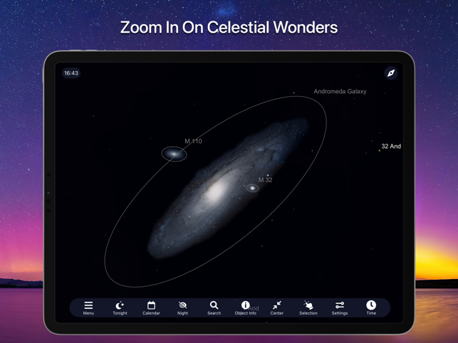 لقطة شاشة لـ SkySafari Eclipse 2024