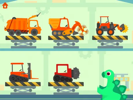Dinosaur Garbage Truck Games
