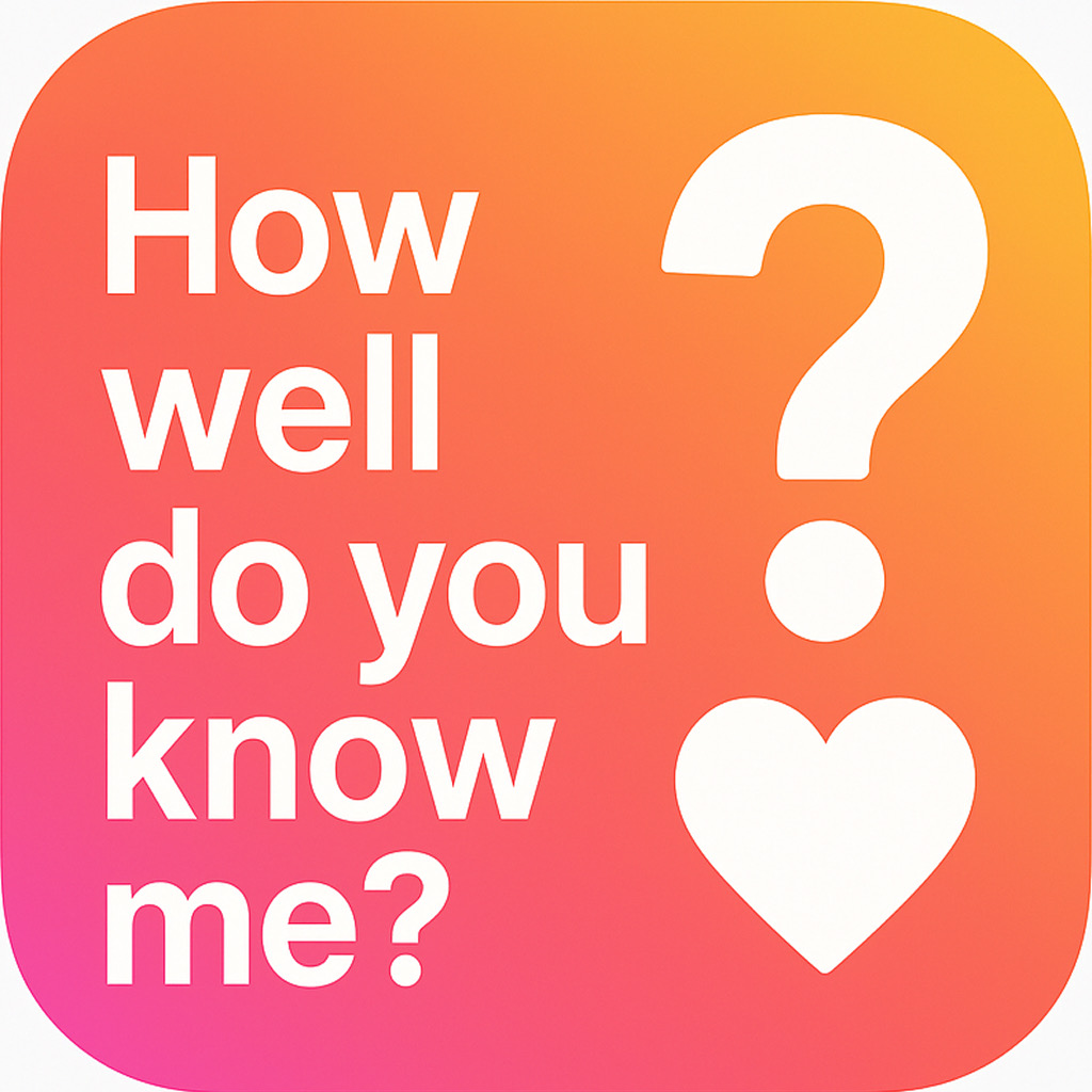 Get Who Knows Me Better ? for iOS, iPhone, iPad Aso Report