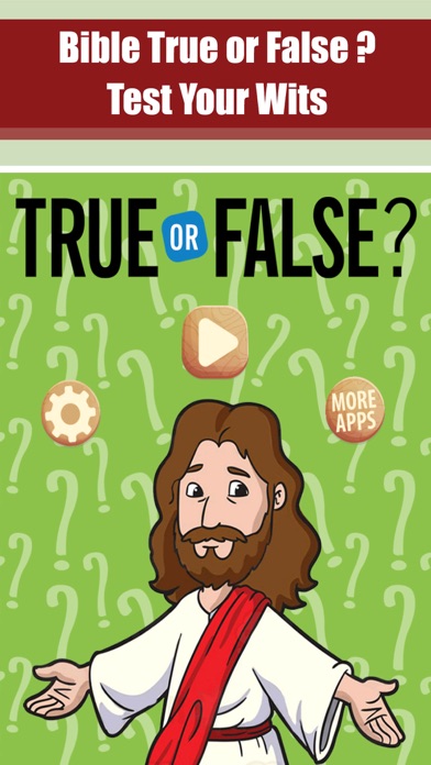 Screenshot #1 pour Bible True Or False Quiz