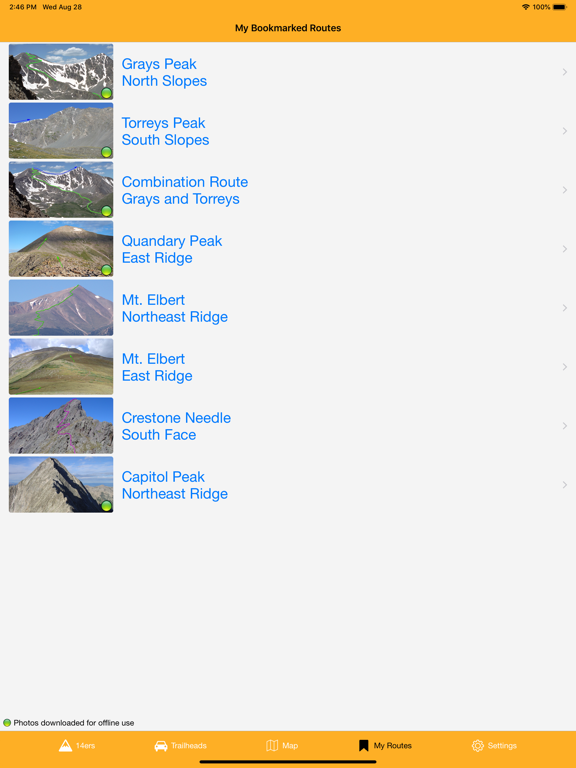 Screenshot #5 pour 14ers.com