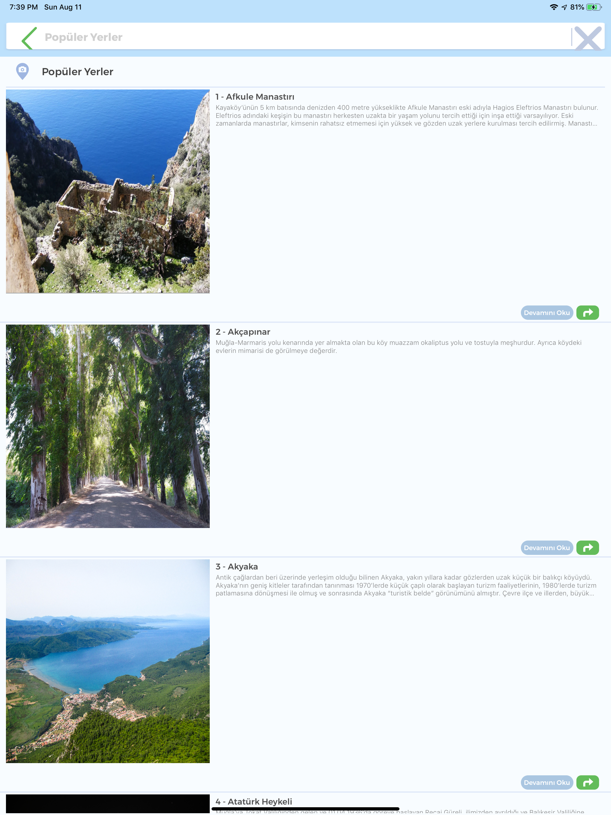 MuğlaApp screenshot 13