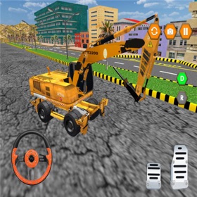 Road Construction JCB Game