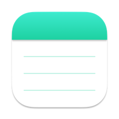 Merk: Widget Notes-appen