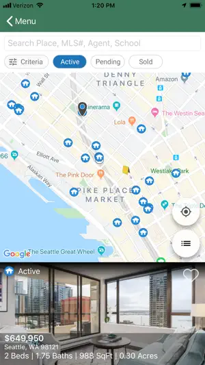 John L. Scott Home Search screenshot 2
