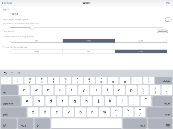 Minimal Pairs iPad screenshot