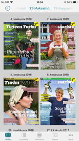 Turun Sanomat näköislehti screenshot