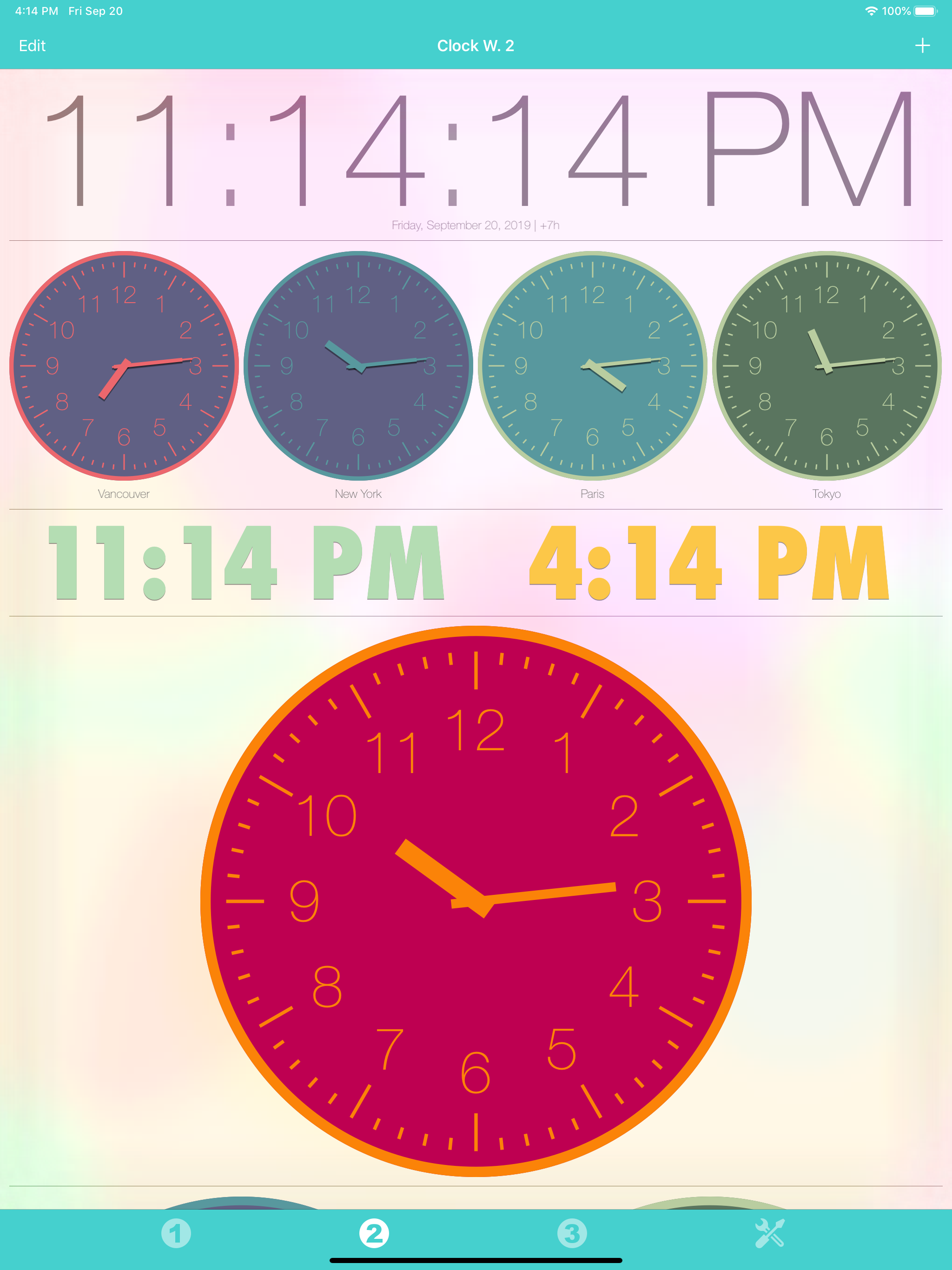 Clock Widget