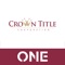 CrownAgent ONE is a city/county specific closing cost app that comes preloaded with calculations and closing costs for Real Estate professionals